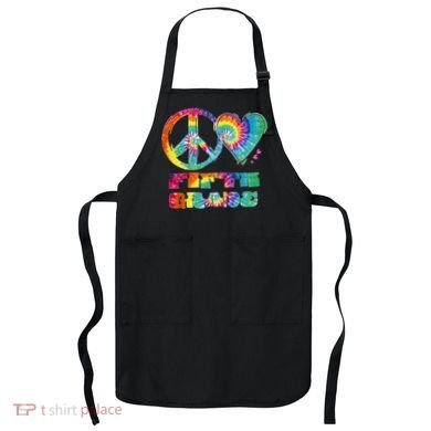 Peace Love Fifth Grade Apron