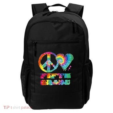 Peace Love Fifth Grade Backpack