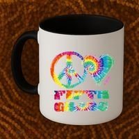 Peace Love Fifth Grade Coffee Mug thumb 2