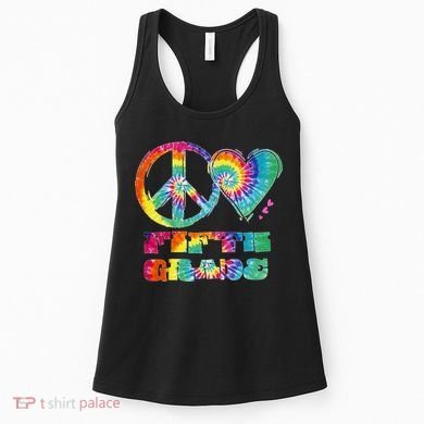 Peace Love Fifth Grade Women's Tank Top