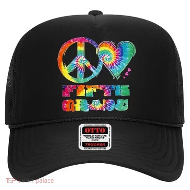 Peace Love Fifth Grade Hat