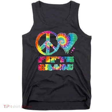 Peace Love Fifth Grade Tank Top