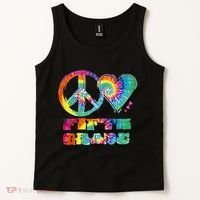 Peace Love Fifth Grade Tank Top thumb 2