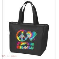 Peace Love Fifth Grade Tote Bag thumb 3