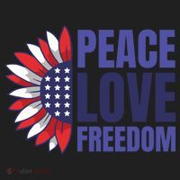 Peace Love Freedom Women's Sweatshirt thumb 2