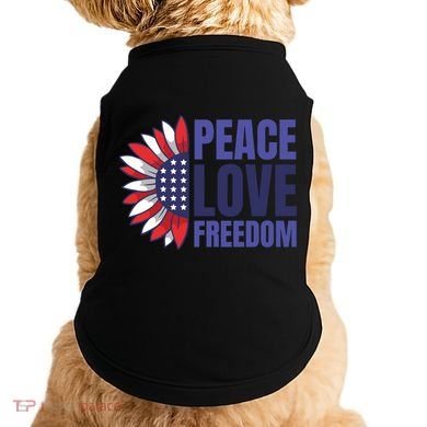 Peace Love Freedom Doggie Tank