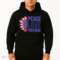 Peace Love Freedom Hoodie thumb 2