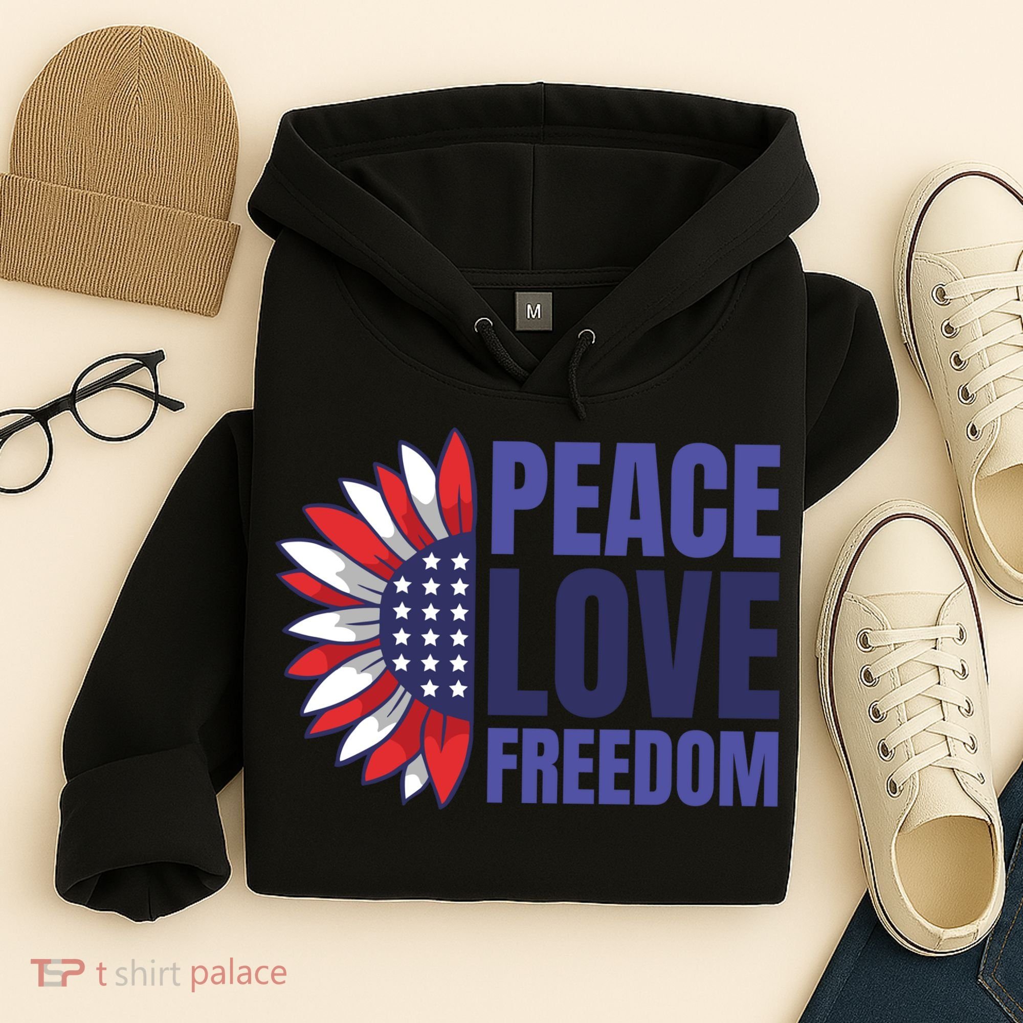 Peace Love Freedom Hoodie