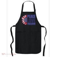Peace Love Freedom Apron thumb 0