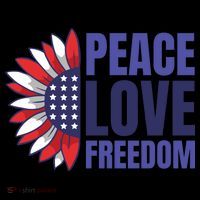 Peace Love Freedom Apron thumb 3