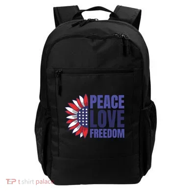 Peace Love Freedom Backpack
