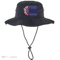 Peace Love Freedom Bucket Hat thumb 0