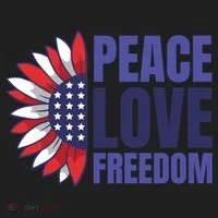 Peace Love Freedom Tumbler thumb 3