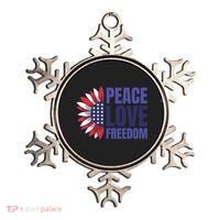 Peace Love Freedom Ornament thumb 0