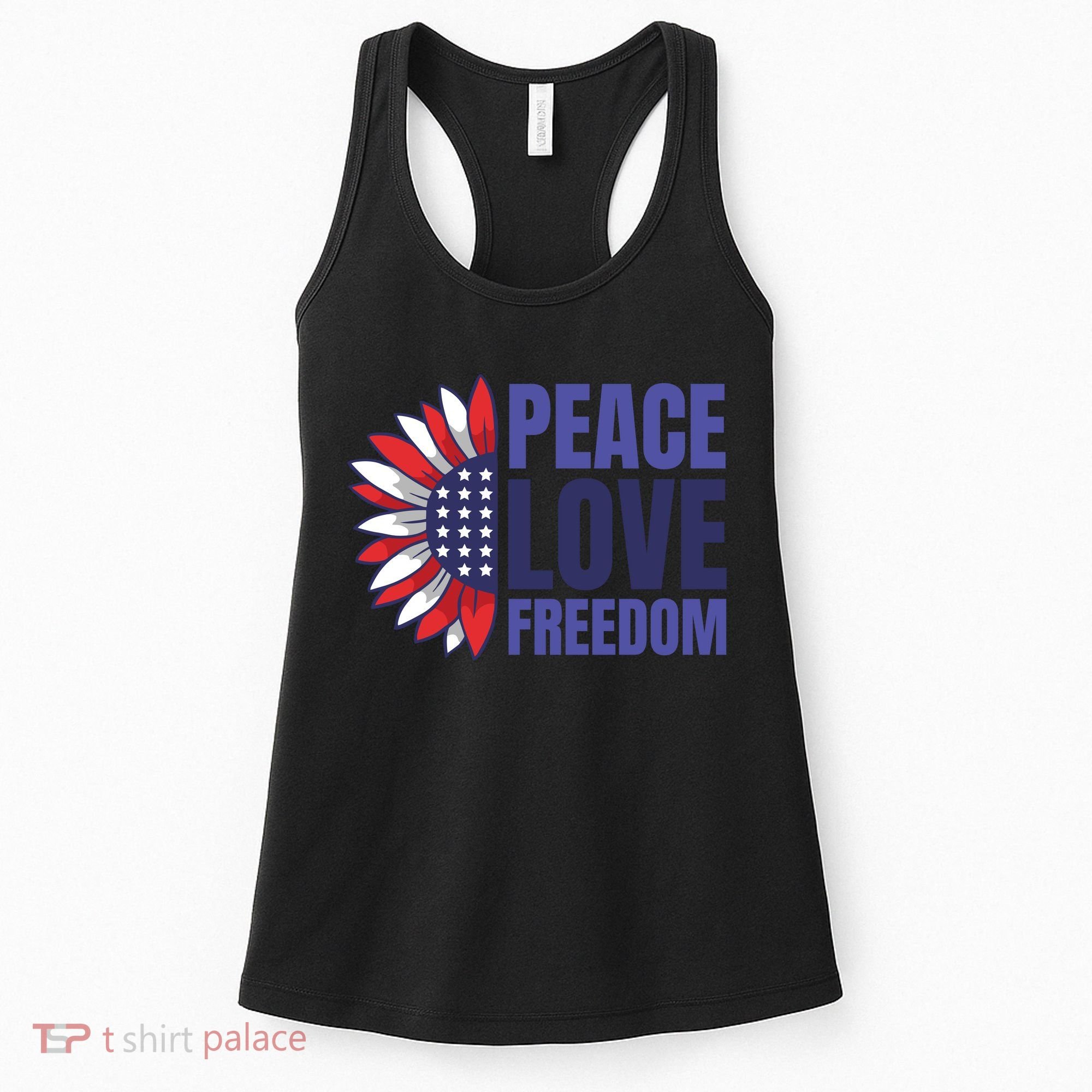 Peace Love Freedom Women's Tank Top