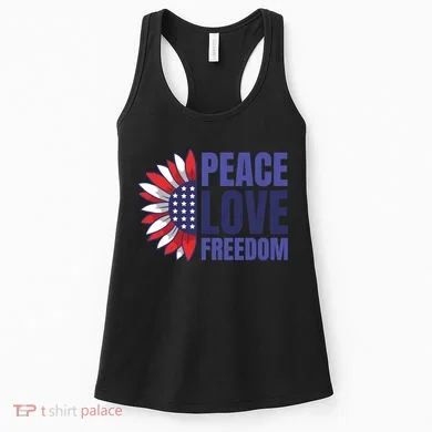 Peace Love Freedom Women's Tank Top