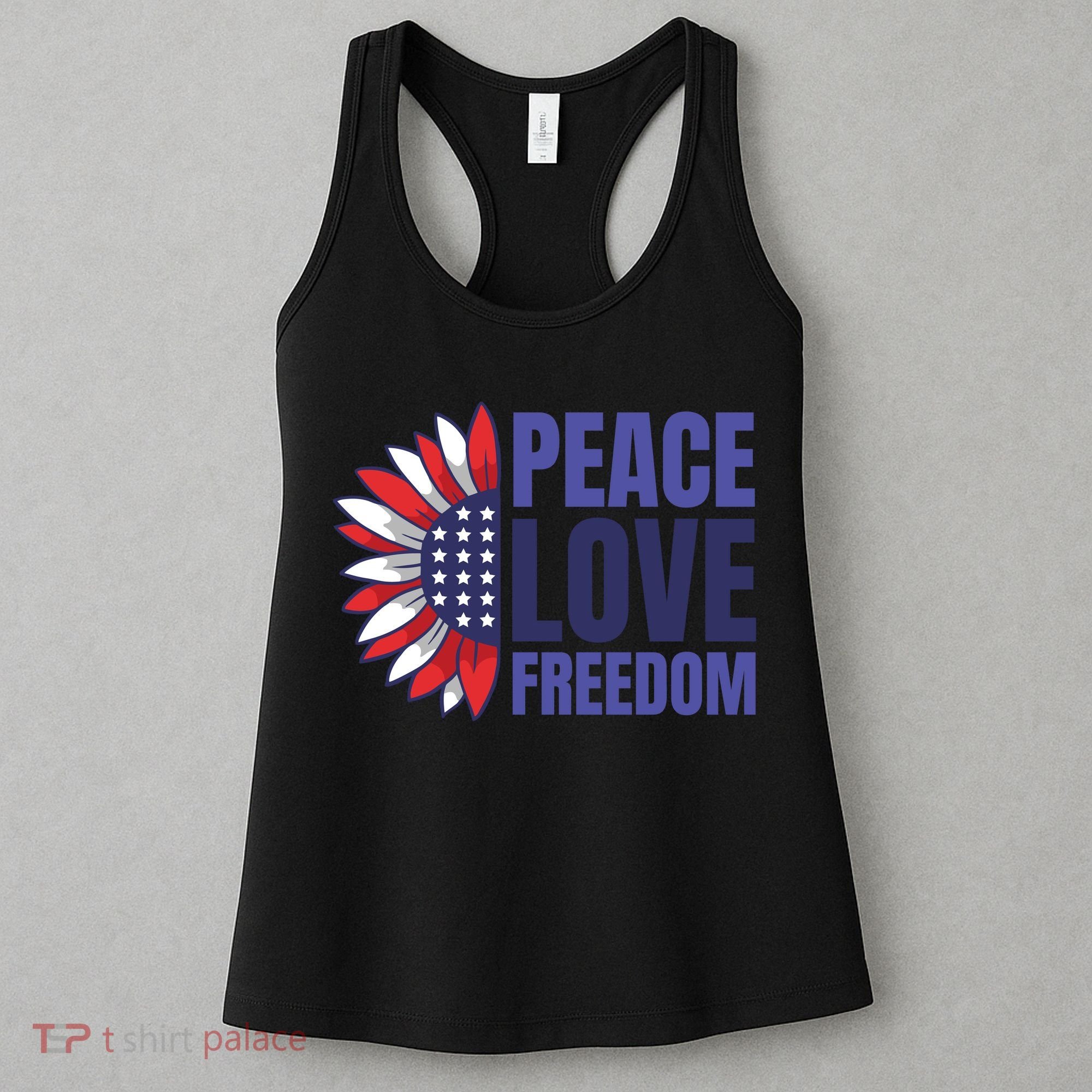 Peace Love Freedom Women's Tank Top