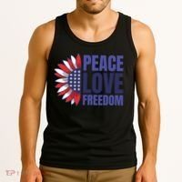 Peace Love Freedom Tank Top thumb 3