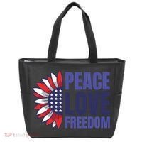 Peace Love Freedom Tote Bag thumb 0