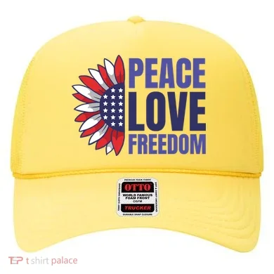 Peace Love Freedom Hat