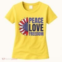 Peace Love Freedom Women's T-Shirt thumb 0