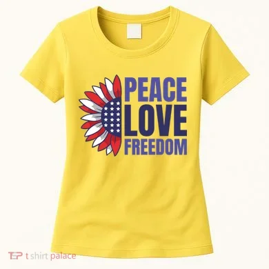 Peace Love Freedom Women's T-Shirt