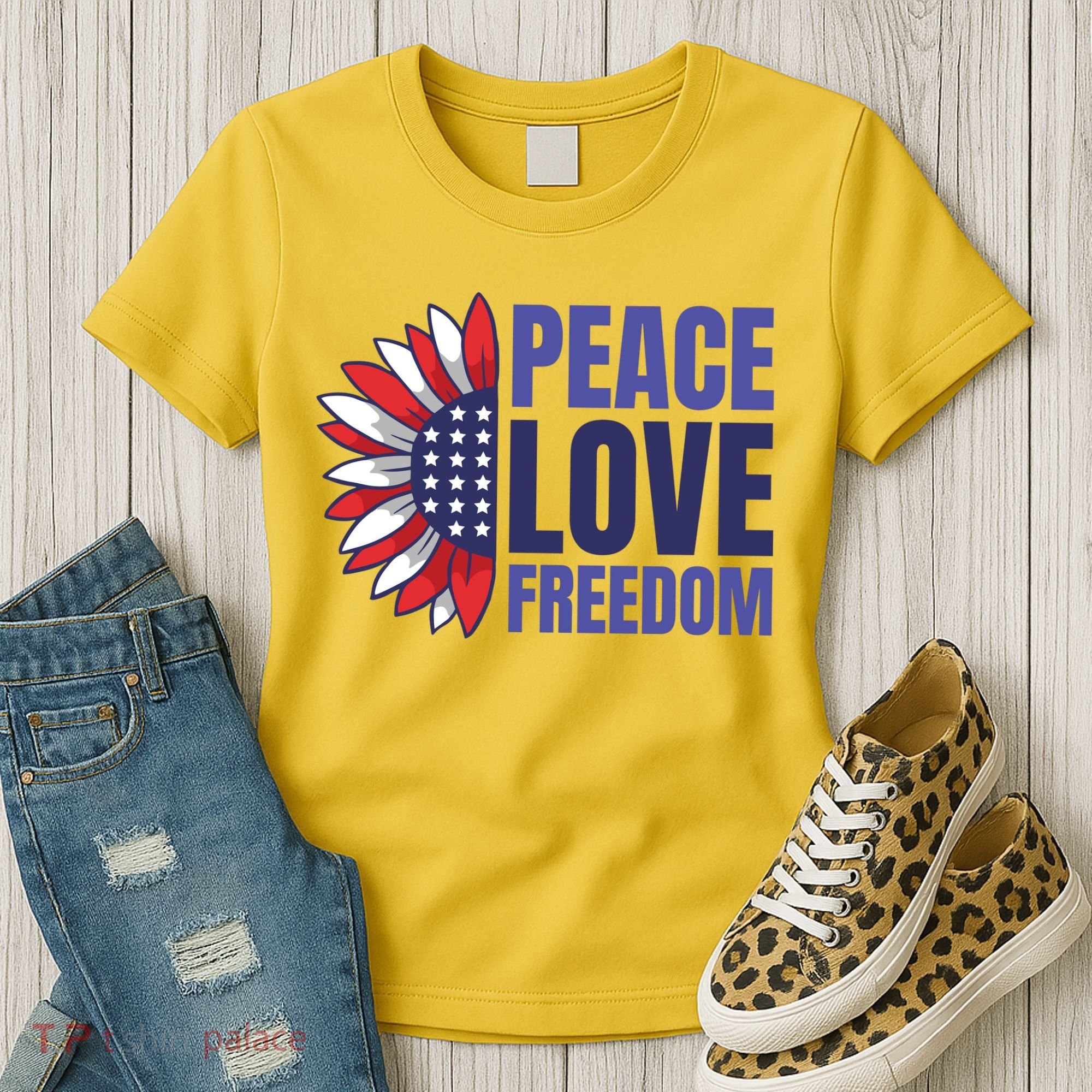 Peace Love Freedom Women's T-Shirt