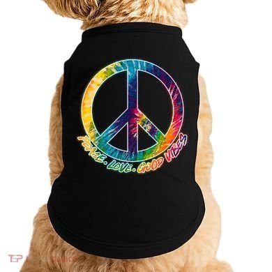 Peace Love Good Vibes Doggie Tank