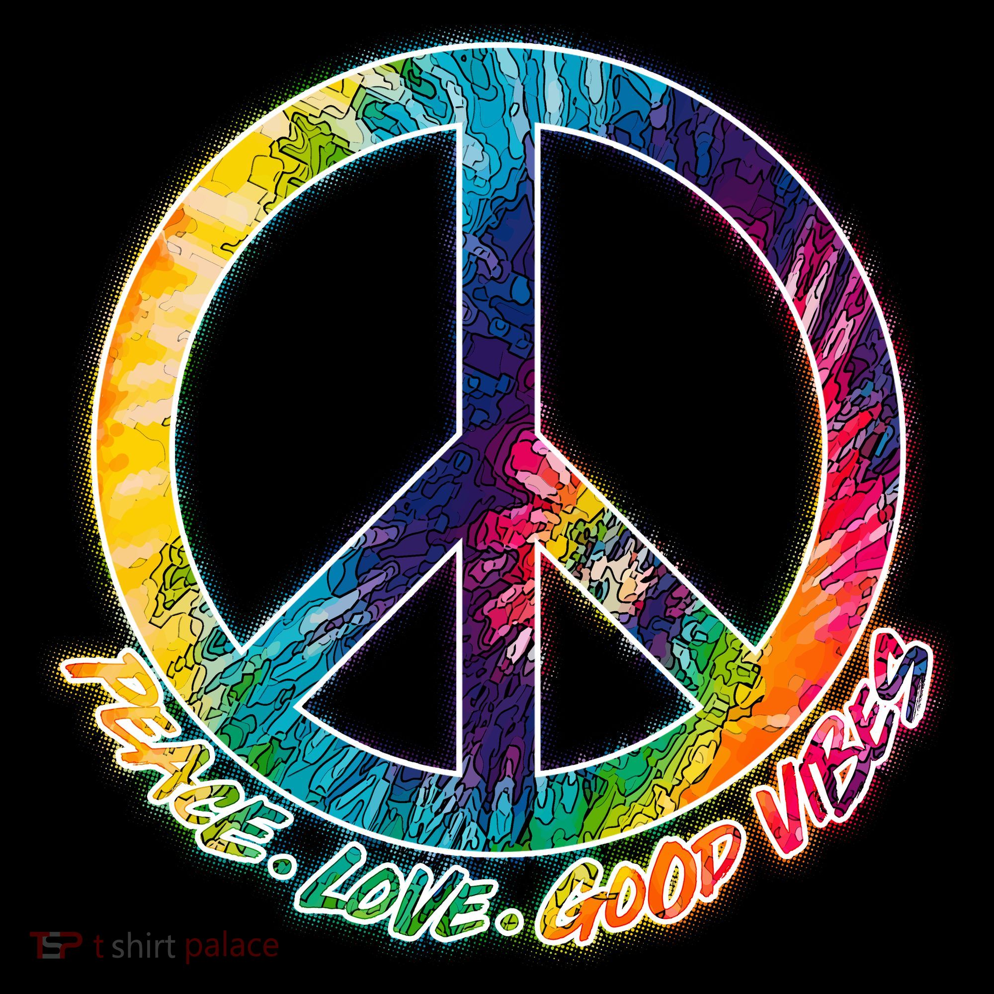 Peace Love Good Vibes Doggie Tank
