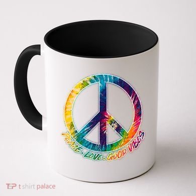 Peace Love Good Vibes Coffee Mug