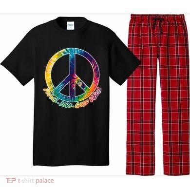 Peace Love Good Vibes Pajama Set