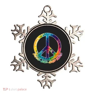 Peace Love Good Vibes Ornament