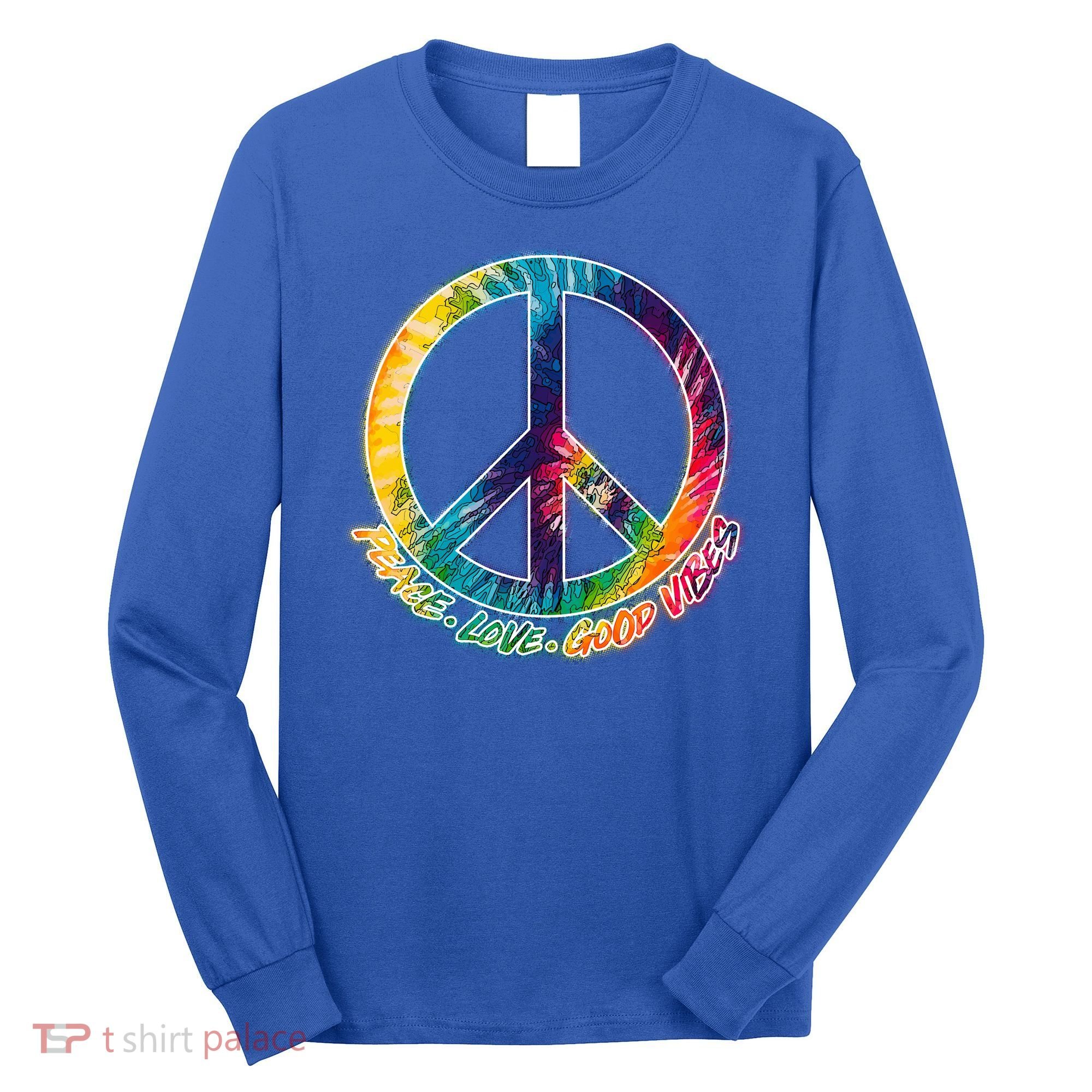 Peace Love Good Vibes Long Sleeve Shirt
