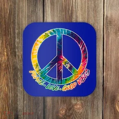 Peace Love Good Vibes Coaster