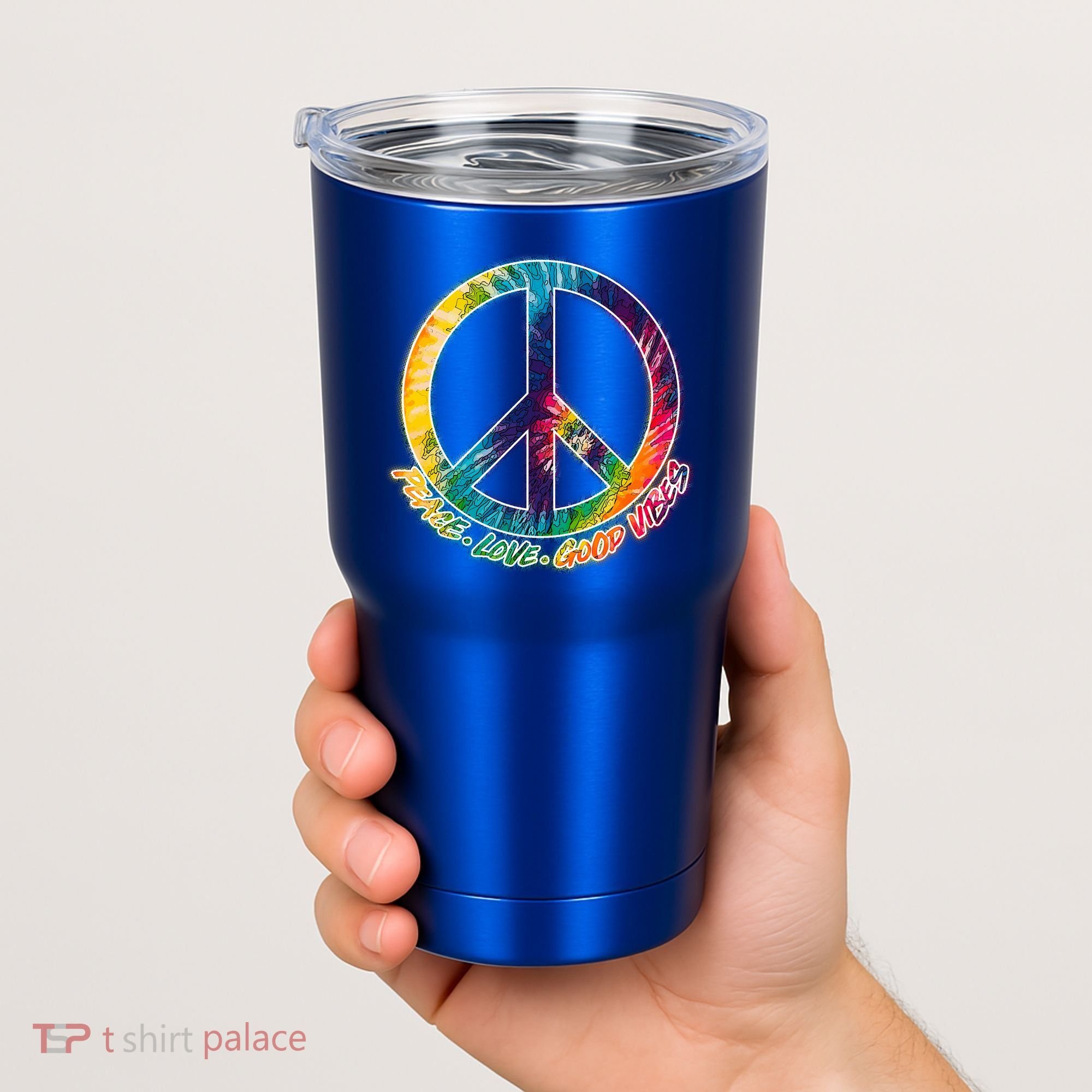 Peace Love Good Vibes Tumbler