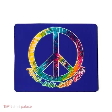Peace Love Good Vibes Mousepad