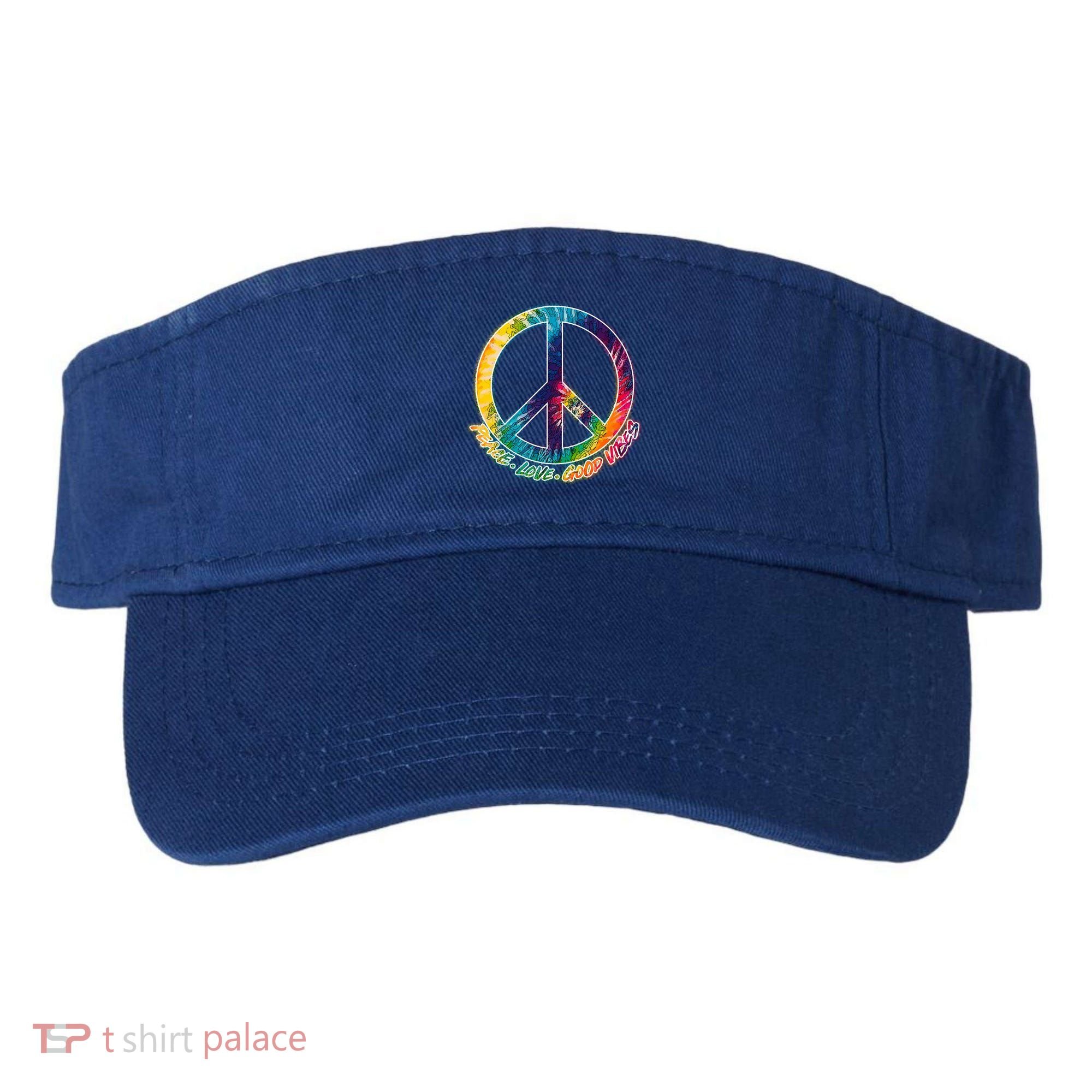 Peace Love Good Vibes Visor