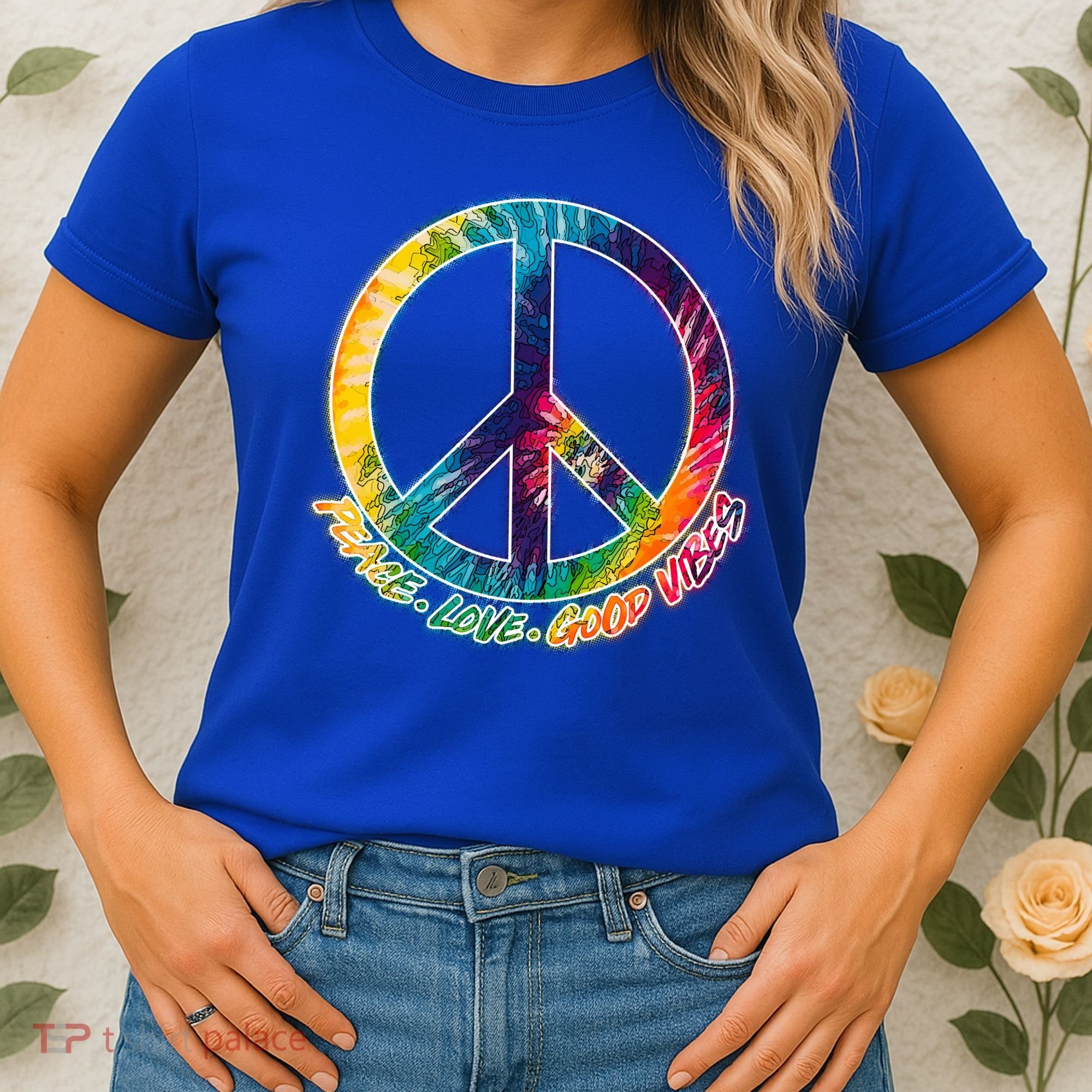 Peace Love Good Vibes Women's T-Shirt