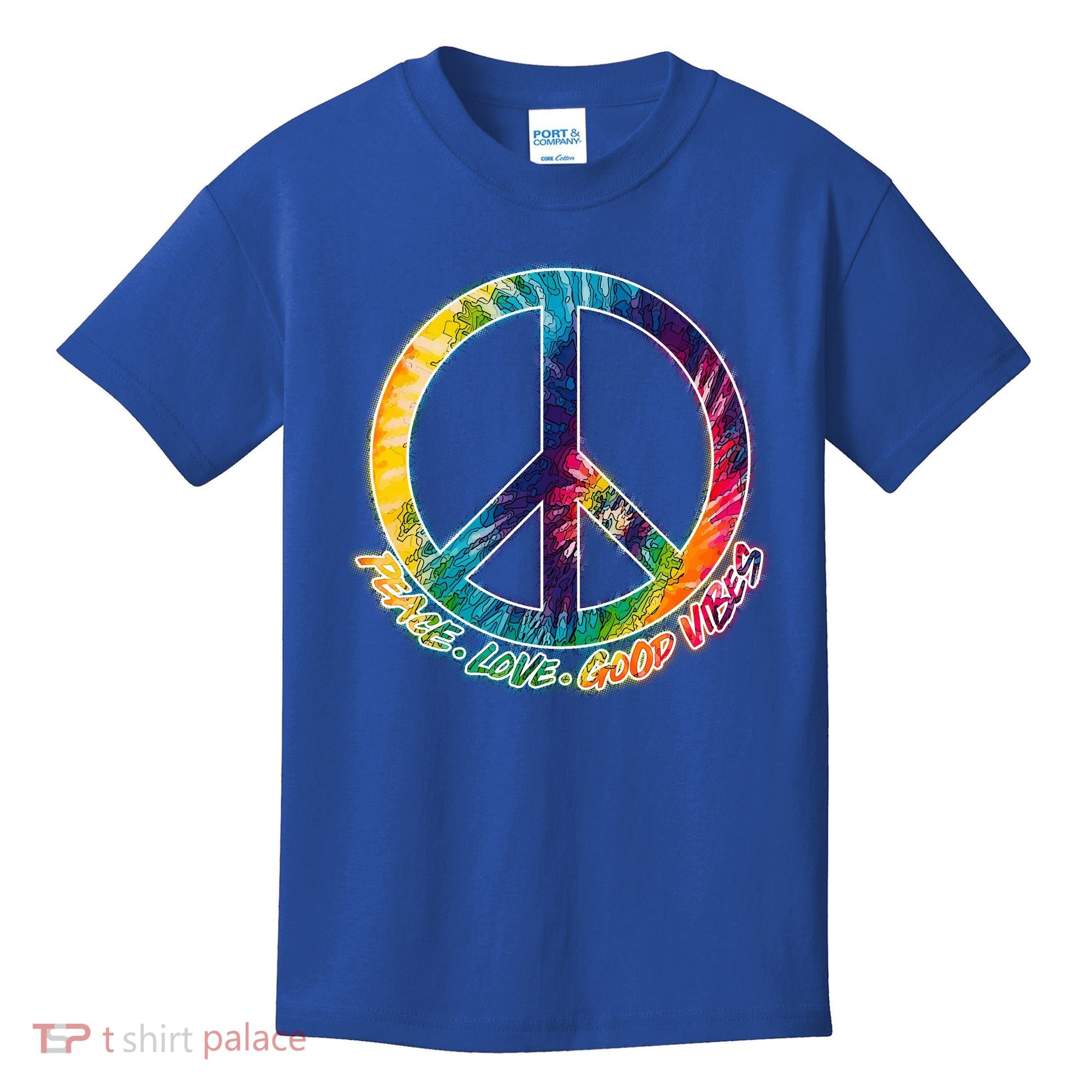 Peace Love Good Vibes Kids T-Shirt