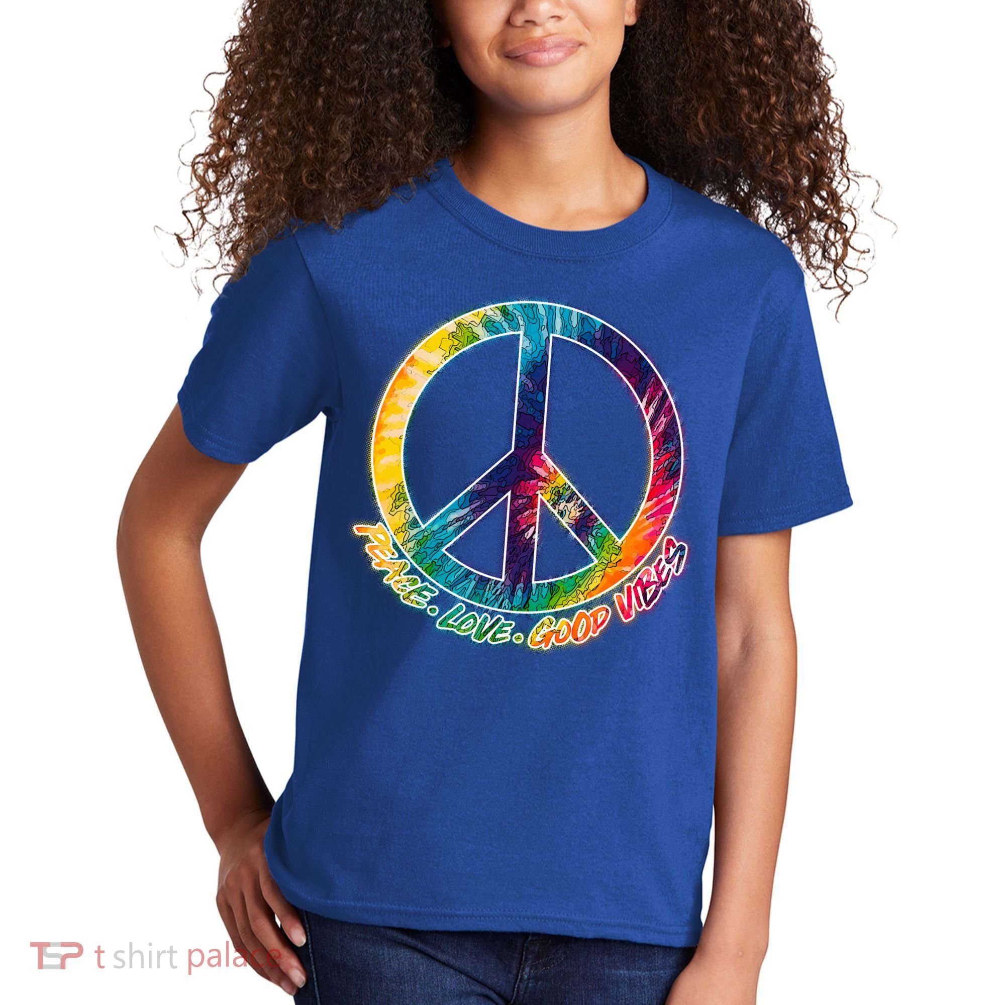 Peace Love Good Vibes Kids T-Shirt