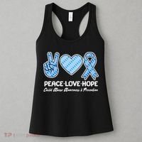 Peace Love Hope Child Abuse Awareness and Prevention Women's Tank Top thumb 3