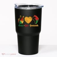 Peace Love Juneteenth June 19 1865 Tumbler thumb 0