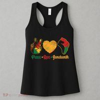 Peace Love Juneteenth June 19 1865 Women's Tank Top thumb 3