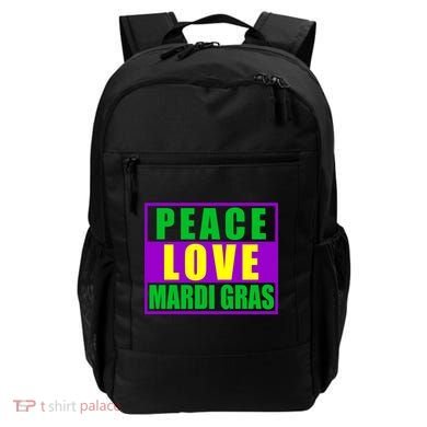 Peace Love Mardi Gras New Orleans Backpack