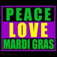 Peace Love Mardi Gras New Orleans Bucket Hat thumb 4