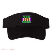 Peace Love Mardi Gras New Orleans Visor thumb 0