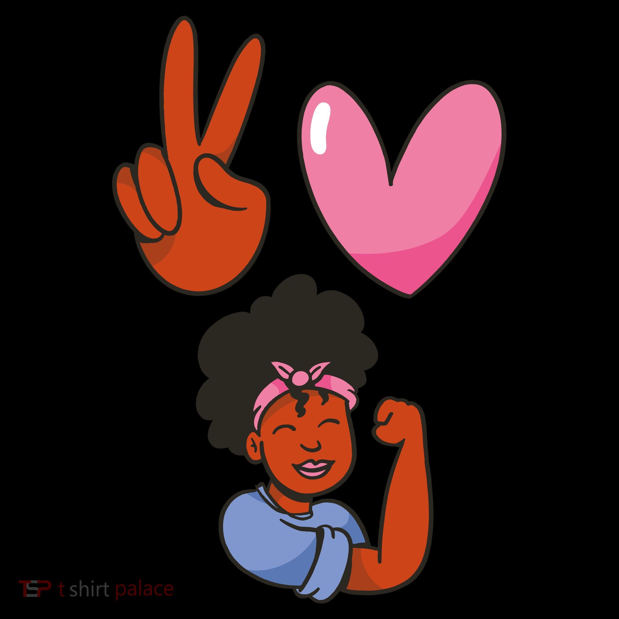 Peace Love Melanin Coaster