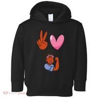 Peace Love Melanin Toddler Hoodie thumb 0