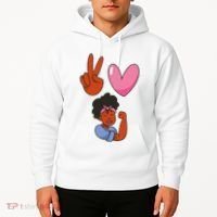 Peace Love Melanin Hoodie thumb 2