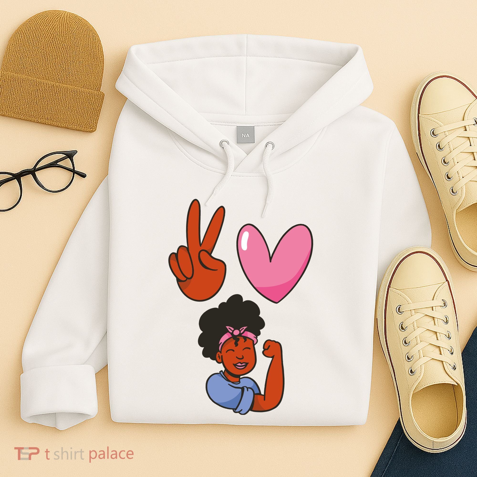Peace Love Melanin Hoodie